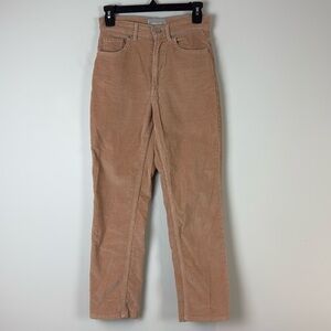 Everlane Baby Cord Cheeky Crop Rose Pink Corduroy Cropped Pants Womens Size 25